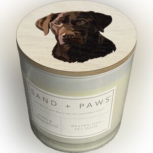 Sand + Paws Roses & Sandalwood Scented Candle